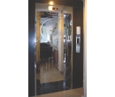 Mẫu cửa tầng inox gương CÓ HỘP ĐÈN -TT-CWH4