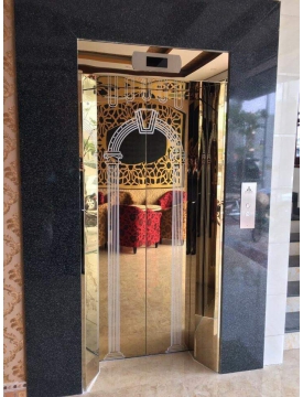 MẪU CỬA TẦNG THANG MÁY - HOA VĂN CỔNG VỒM