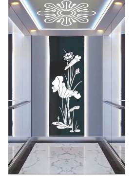 MẪU CABIN INOX SỌC NHUYỄN ĂN MÒN HOA VĂN XEN INOX GƯƠNG HAI BÊN VÁCH TRÁI PHẢI