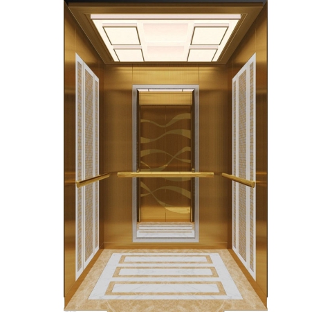 MẨU CABIN INOX SỌC VÀNG XEN INOX GƯƠNG VÀNG HOA VĂN 