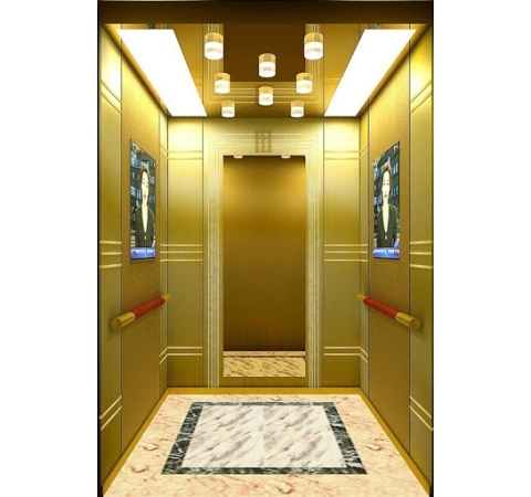 MẪU CABIN INOX SỌC VÀNG XEN INOX GƯƠNG VÀNG
