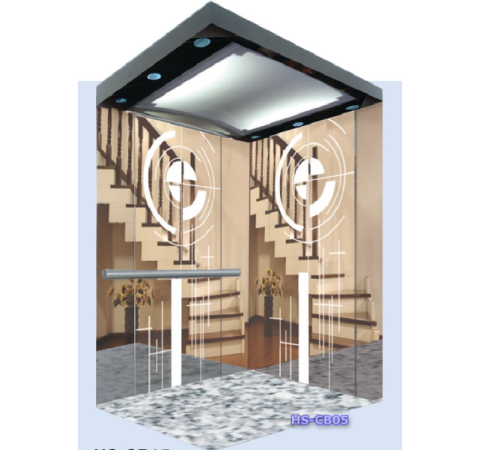 Mẫu Cabin Inox gương trắng hoa văn 