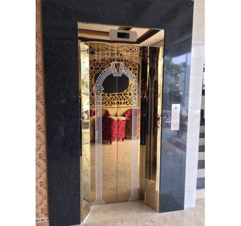 MẪU CỬA TẦNG THANG MÁY - HOA VĂN CỔNG VỒM