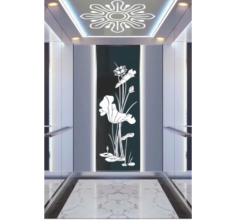 MẪU CABIN INOX SỌC NHUYỄN ĂN MÒN HOA VĂN XEN INOX GƯƠNG HAI BÊN VÁCH TRÁI PHẢI